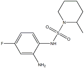 N-(2-amino-4-fluorophenyl)-2-methylpiperidine-1-sulfonamide Structure