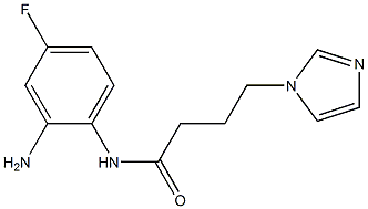 N-(2-amino-4-fluorophenyl)-4-(1H-imidazol-1-yl)butanamide Structure