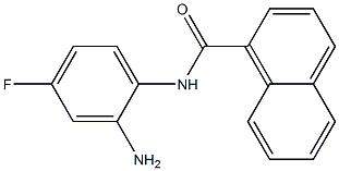 N-(2-amino-4-fluorophenyl)naphthalene-1-carboxamide Structure