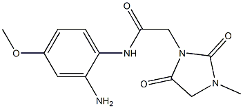 N-(2-amino-4-methoxyphenyl)-2-(3-methyl-2,5-dioxoimidazolidin-1-yl)acetamide