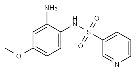 N-(2-amino-4-methoxyphenyl)pyridine-3-sulfonamide