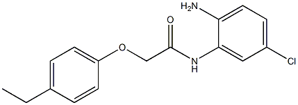N-(2-amino-5-chlorophenyl)-2-(4-ethylphenoxy)acetamide Struktur