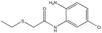 N-(2-amino-5-chlorophenyl)-2-(ethylsulfanyl)acetamide|