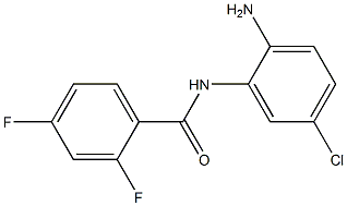 N-(2-amino-5-chlorophenyl)-2,4-difluorobenzamide Struktur