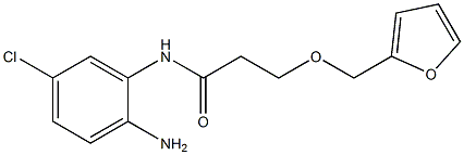 N-(2-amino-5-chlorophenyl)-3-(2-furylmethoxy)propanamide Structure