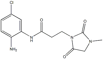 N-(2-amino-5-chlorophenyl)-3-(3-methyl-2,5-dioxoimidazolidin-1-yl)propanamide