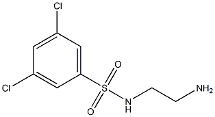 N-(2-aminoethyl)-3,5-dichlorobenzene-1-sulfonamide Struktur