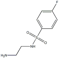 N-(2-aminoethyl)-4-fluorobenzene-1-sulfonamide Structure