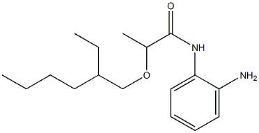 N-(2-aminophenyl)-2-[(2-ethylhexyl)oxy]propanamide Struktur