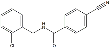 N-(2-chlorobenzyl)-4-cyanobenzamide Structure