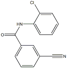 N-(2-chlorophenyl)-3-cyanobenzamide Structure