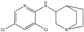 N-(3,5-dichloropyridin-2-yl)-1-azabicyclo[2.2.2]octan-3-amine Structure