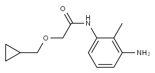 N-(3-amino-2-methylphenyl)-2-(cyclopropylmethoxy)acetamide