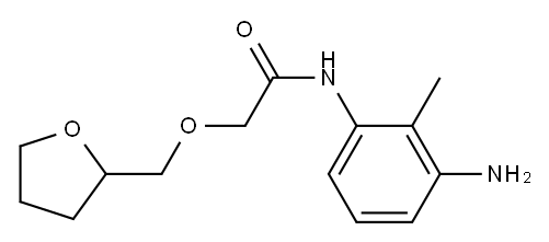 N-(3-amino-2-methylphenyl)-2-(oxolan-2-ylmethoxy)acetamide|