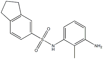 N-(3-amino-2-methylphenyl)-2,3-dihydro-1H-indene-5-sulfonamide