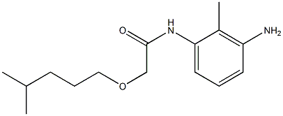 N-(3-amino-2-methylphenyl)-2-[(4-methylpentyl)oxy]acetamide