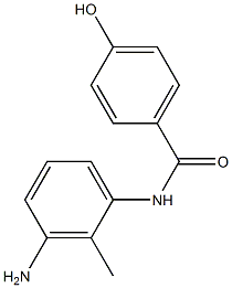 N-(3-amino-2-methylphenyl)-4-hydroxybenzamide Structure