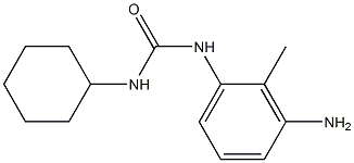N-(3-amino-2-methylphenyl)-N'-cyclohexylurea Struktur