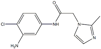 N-(3-amino-4-chlorophenyl)-2-(2-methyl-1H-imidazol-1-yl)acetamide