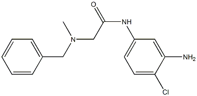  N-(3-amino-4-chlorophenyl)-2-[benzyl(methyl)amino]acetamide