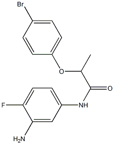 N-(3-amino-4-fluorophenyl)-2-(4-bromophenoxy)propanamide Structure