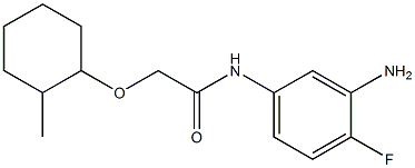 N-(3-amino-4-fluorophenyl)-2-[(2-methylcyclohexyl)oxy]acetamide