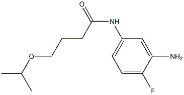 N-(3-amino-4-fluorophenyl)-4-(propan-2-yloxy)butanamide