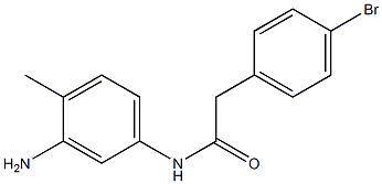 N-(3-amino-4-methylphenyl)-2-(4-bromophenyl)acetamide