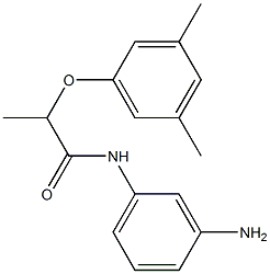 N-(3-aminophenyl)-2-(3,5-dimethylphenoxy)propanamide Struktur