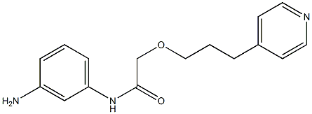 N-(3-aminophenyl)-2-[3-(pyridin-4-yl)propoxy]acetamide