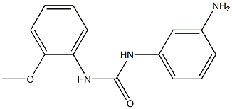 N-(3-aminophenyl)-N'-(2-methoxyphenyl)urea Struktur