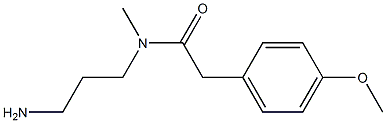 N-(3-aminopropyl)-2-(4-methoxyphenyl)-N-methylacetamide