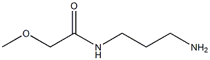 N-(3-aminopropyl)-2-methoxyacetamide Structure