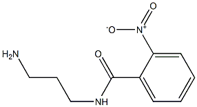 N-(3-aminopropyl)-2-nitrobenzamide Struktur