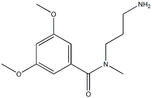 N-(3-aminopropyl)-3,5-dimethoxy-N-methylbenzamide Structure