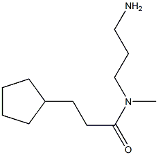 N-(3-aminopropyl)-3-cyclopentyl-N-methylpropanamide