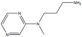 N-(3-aminopropyl)-N-methylpyrazin-2-amine Structure