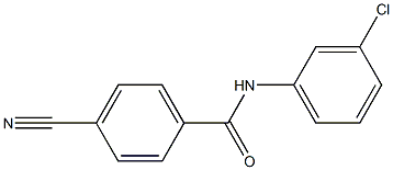 N-(3-chlorophenyl)-4-cyanobenzamide Structure