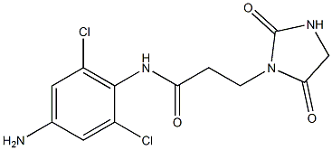 N-(4-amino-2,6-dichlorophenyl)-3-(2,5-dioxoimidazolidin-1-yl)propanamide