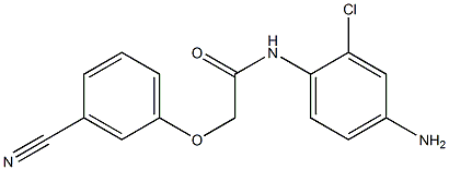N-(4-amino-2-chlorophenyl)-2-(3-cyanophenoxy)acetamide
