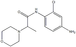 N-(4-amino-2-chlorophenyl)-2-morpholin-4-ylpropanamide