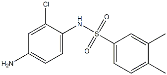 N-(4-amino-2-chlorophenyl)-3,4-dimethylbenzene-1-sulfonamide