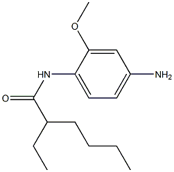 N-(4-amino-2-methoxyphenyl)-2-ethylhexanamide Struktur