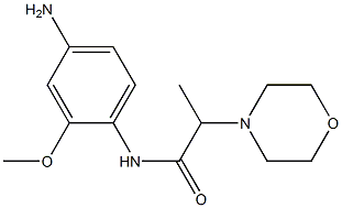 N-(4-amino-2-methoxyphenyl)-2-morpholin-4-ylpropanamide