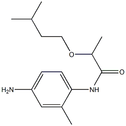 N-(4-amino-2-methylphenyl)-2-(3-methylbutoxy)propanamide