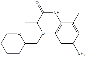 N-(4-amino-2-methylphenyl)-2-(oxan-2-ylmethoxy)propanamide Structure