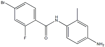 N-(4-amino-2-methylphenyl)-4-bromo-2-fluorobenzamide Structure