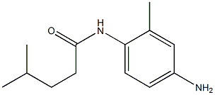 N-(4-amino-2-methylphenyl)-4-methylpentanamide Struktur