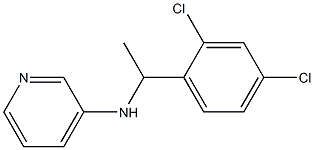 N-[1-(2,4-dichlorophenyl)ethyl]pyridin-3-amine Structure