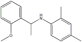 N-[1-(2-methoxyphenyl)ethyl]-2,4-dimethylaniline Struktur